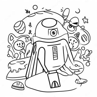 Happy Birthday Star Wars Coloring Page | Happy Birthday Star Wars coloring page
