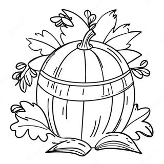 Fall Bible Coloring Page | Fall Bible coloring page