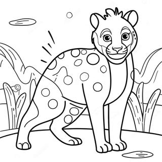 Dot to Dot Animal Coloring Page | Dot to Dot coloring page