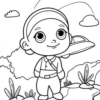 Adventurous Olivia Coloring Page | Olivia coloring page