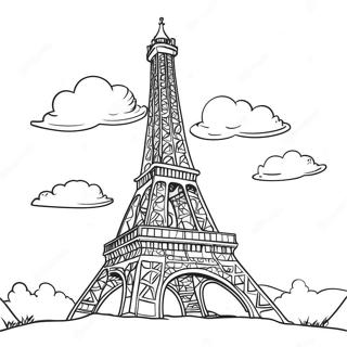 Tower Coloring Page | Tower coloring page