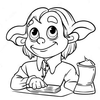 Rumpelstiltskin Coloring Page | Rumpelstiltskin coloring page