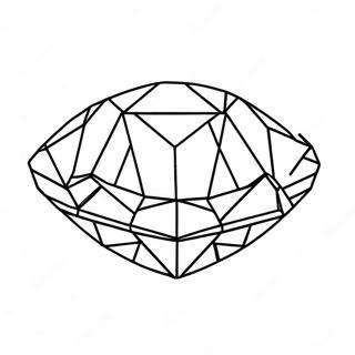 Ruby Gemstone Coloring Page | Ruby coloring page