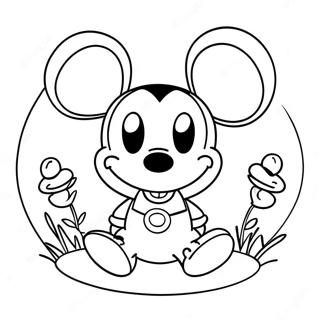 Mickey Mouse Klubbhus Toodles Målarbild | Musse Pigg Klubbhus Toodles målarbild