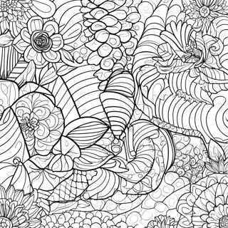 Tessellation Patterns Coloring Page | Tessellation coloring page