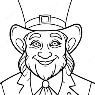 Scary Leprechaun Coloring Pages