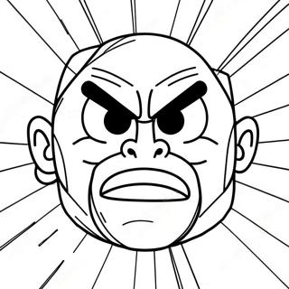 Angry Face I Hate You Coloring Page | I Hate You coloring page