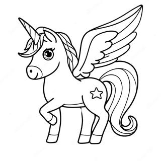 Shimmering Starbeam Coloring Page | Starbeam coloring page