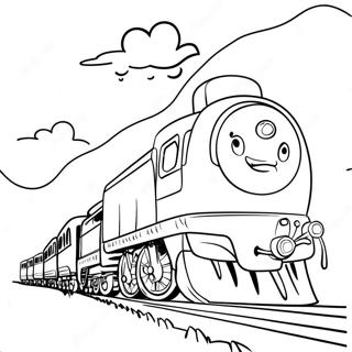 Train Eater Coloring Page | Train Eater coloring page