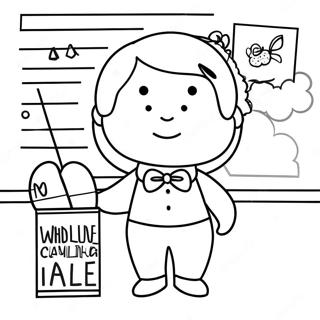 Cute Teacher Appreciation Coloring Page | Cute Teacher Appreciation coloring page