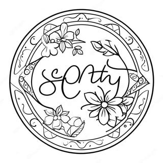 Scentsy Logo Coloring Page | Scentsy coloring page