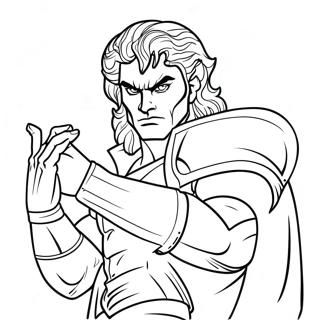 Dio Coloring Page | Dio coloring page