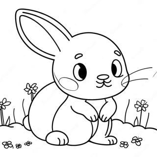 Bunny Printout Coloring Page | Bunny Printout coloring page