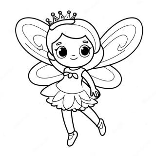 Sparkly Pinkalicious Fairy Coloring Page | Pinkalicious coloring page