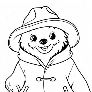 Paddington Bear Coloring Page | Paddington Bear coloring page
