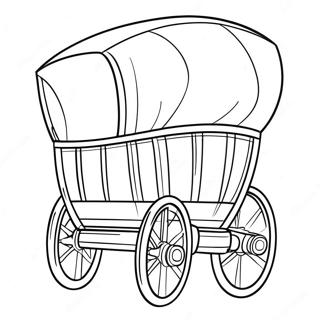 Wagon Coloring Page | Wagon coloring page