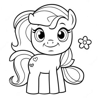 My Little Pony Sweetie Belle Coloring Page