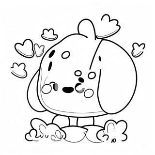 Cute iPhone 13 with Cartoon Face Coloring Page | iPhone 13 coloring page