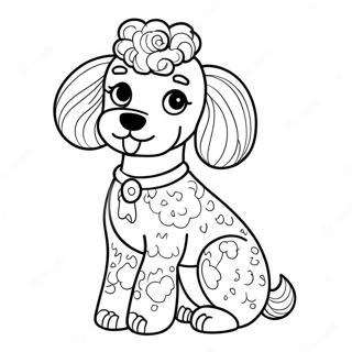Poodle Coloring Pages