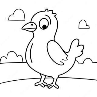 Pigeon Mo Willems Coloring Page | Pigeon Mo Willems coloring page