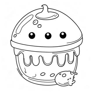 Slime Coloring Page | Slime coloring page