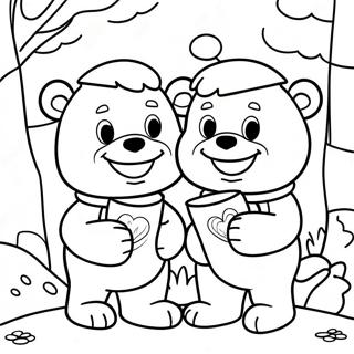 Adventurous Berenstain Bears Coloring Page | Berenstain Bears coloring page
