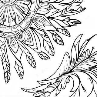Feather Coloring Page | Feather coloring page