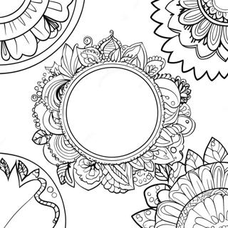Circle Coloring Page | Circle coloring page