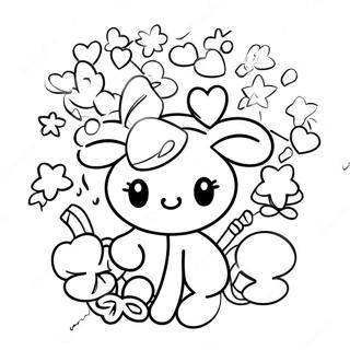 Colorful Lucky Charms Coloring Page | Lucky Charms coloring page