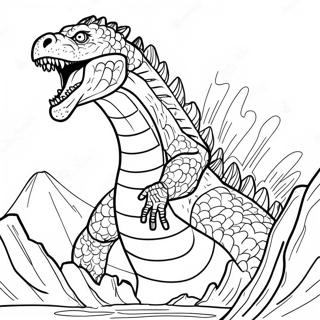 Shin Godzilla Coloring Page | Shin Godzilla coloring page