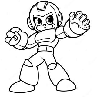 MegaMan Coloring Page | MegaMan coloring page