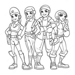 Krew Coloring Page | Krew coloring page