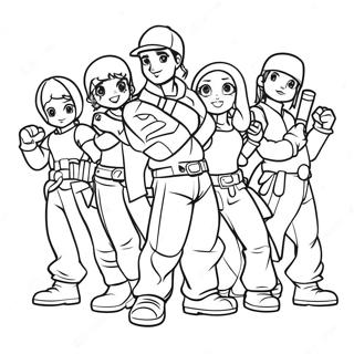 Krew Páginas para Colorir