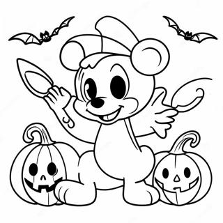 Suuri Disney Halloween Värityskuvat