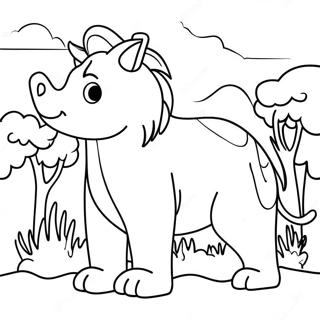Giant Animal Coloring Pages | Big coloring page