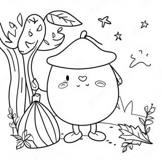 Fun Seasonal Calendar Coloring Page | Calendar coloring page