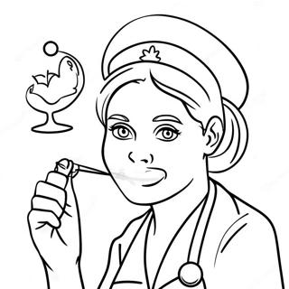 Nursing Coloring Page | Nursing coloring page
