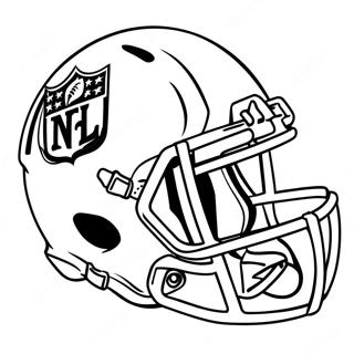 NFL Helmet Coloring Page | NFL Helmet coloring page