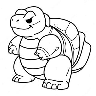 Blastoise Coloring Page | Blastoise coloring page