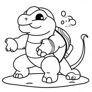 Blastoise Coloring Pages