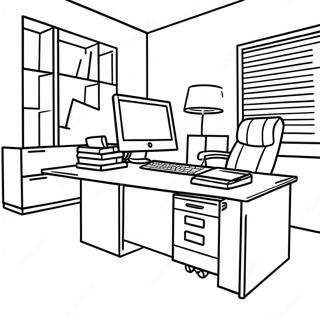 The Office Coloring Page | The Office coloring page