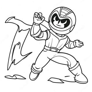 Kid Danger in Action Coloring Page | Henry Danger coloring page