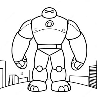 Big Hero 6 Coloring Page | Big Hero 6 coloring page