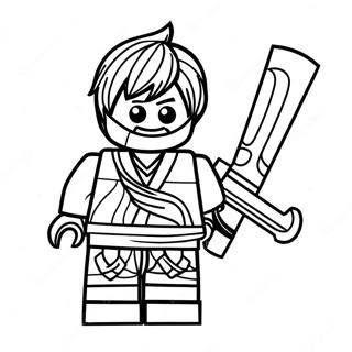 Kai Ninjago Coloring Page | Kai Ninjago coloring page