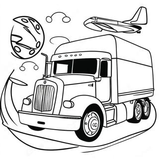 Transportation Coloring Page | Transportation coloring page