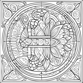Mosaic Coloring Page for Kids | Mosaic coloring page