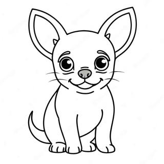Chihuahua Coloring Page | Chihuahua coloring page