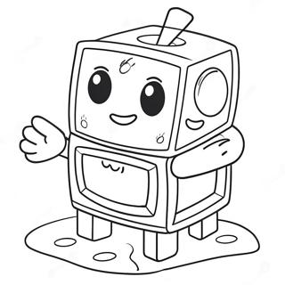 Wubbox Coloring Page | Wubbox coloring page