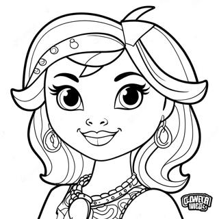 Clawdeen Wolf Monster High Coloring Page | Clawdeen Wolf Monster High coloring page