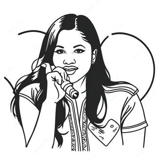 Selena Quintanilla Coloring Page | Selena Quintanilla coloring page